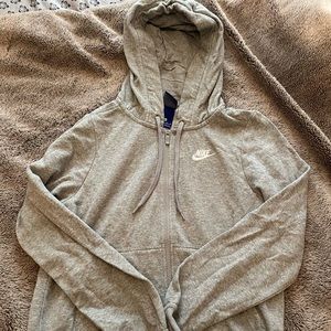 Women’s Nike Light Grey Full Zip XS